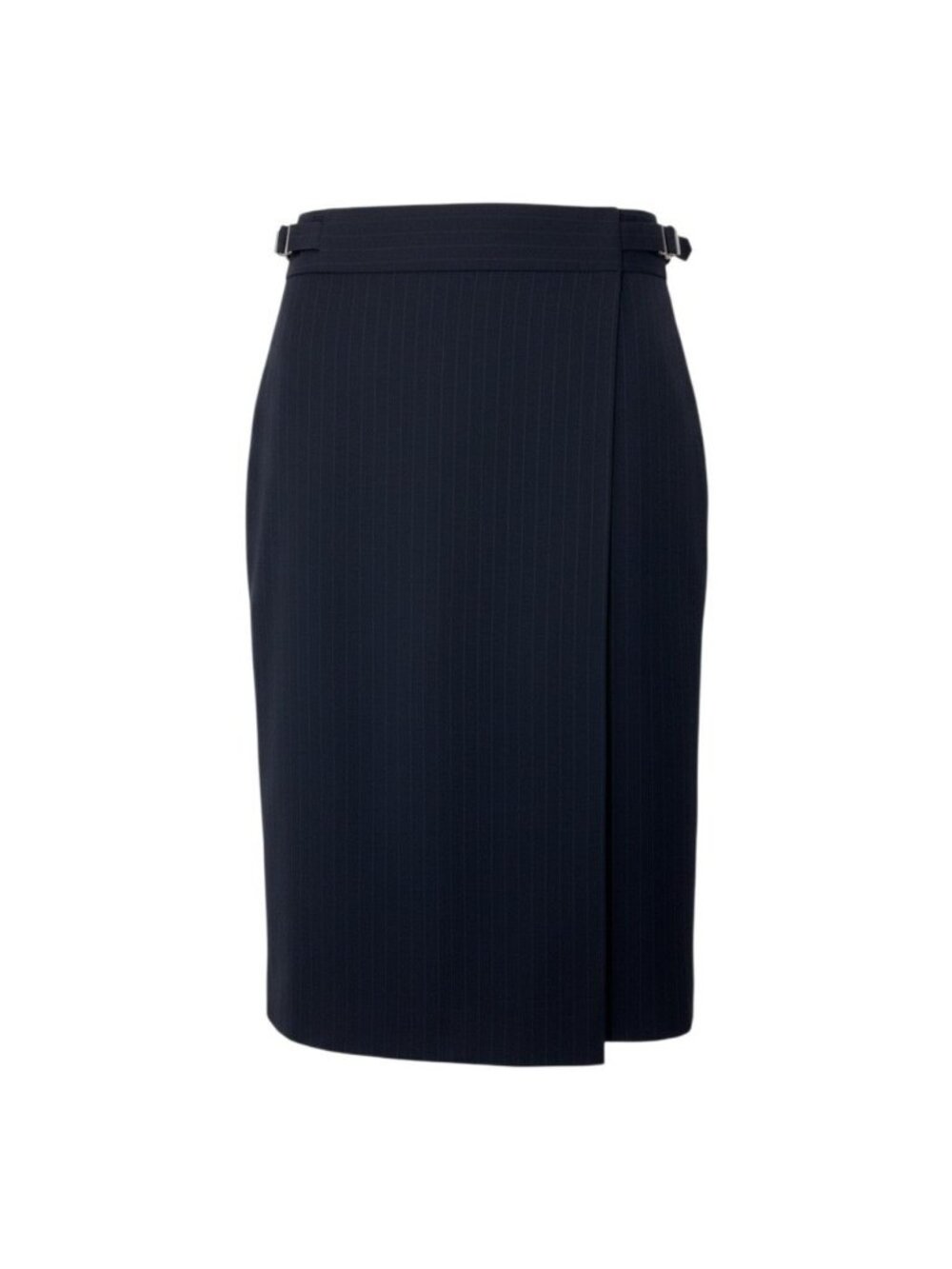 Gucci Tom Ford Era Skirt Striped Side Adjustment Star Black Wool 38